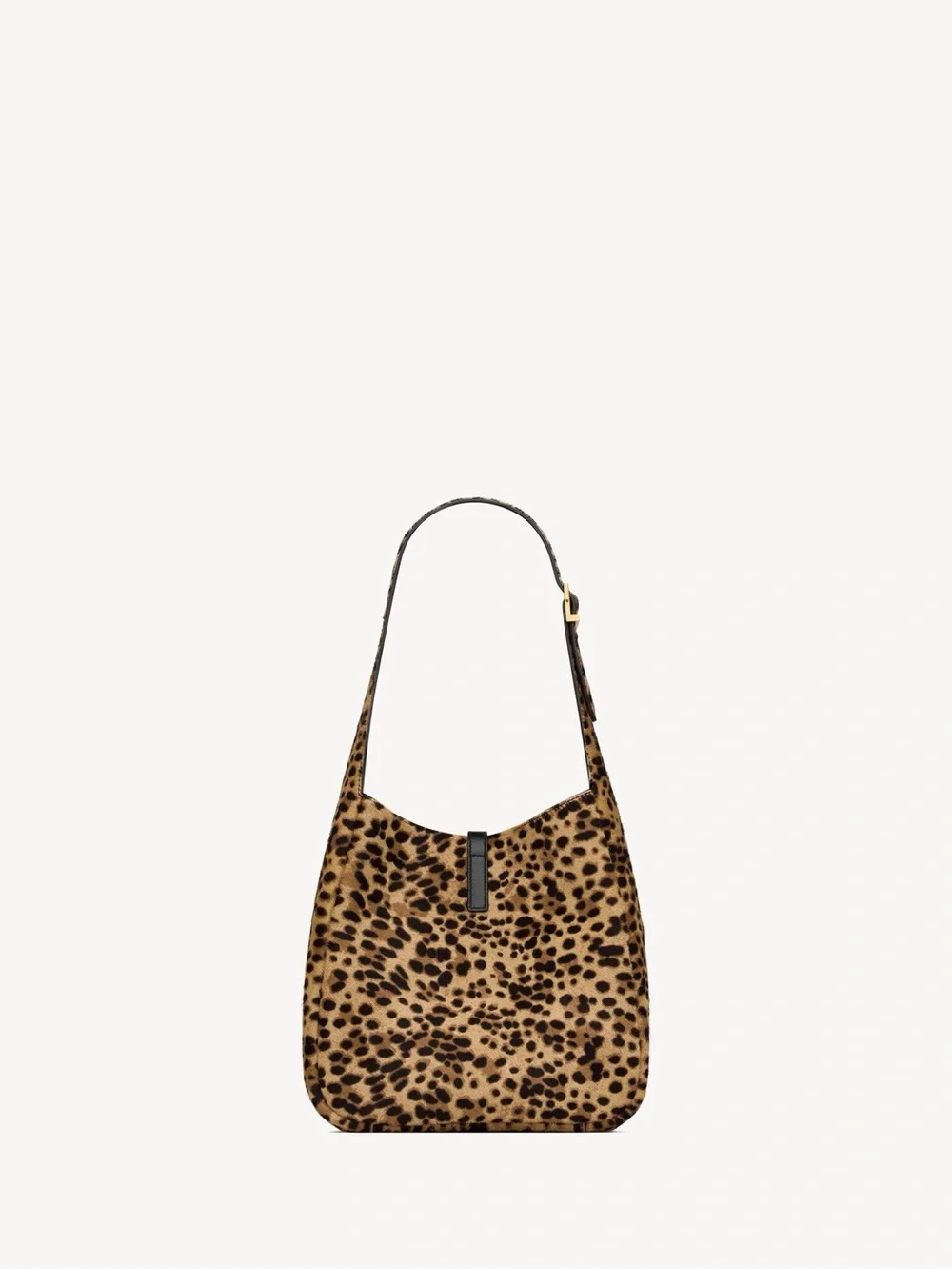 YSL LE Á 7 supple small in pony hair leopard print